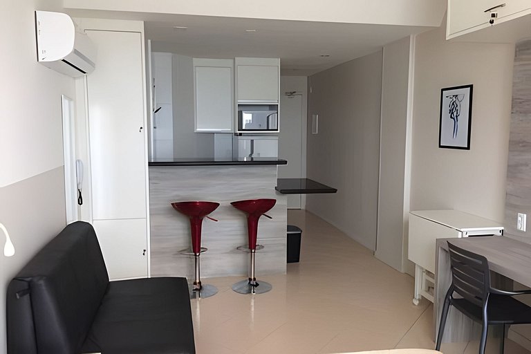 Loft Prainha 207 frente mar/Split/Check in 9h