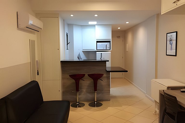 Loft Prainha 207 frente mar/Split/Check in 9h