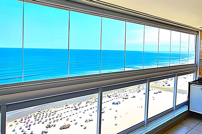 Frente Mar/24º/Ar/Enxoval/Piscina Aquec/Lazer