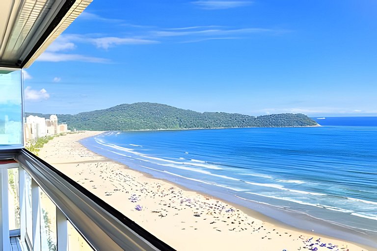 Frente Mar/24º/Ar/Enxoval/Piscina Aquec/Lazer