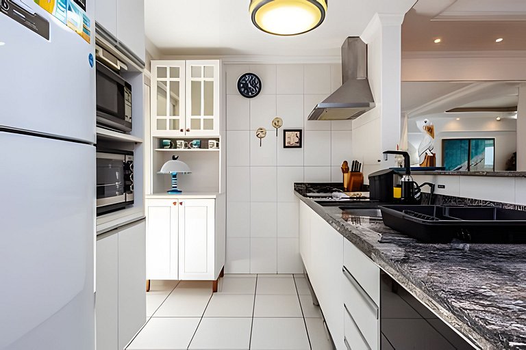 Frente Mar/24º/Ar/Enxoval/Piscina Aquec/Lazer