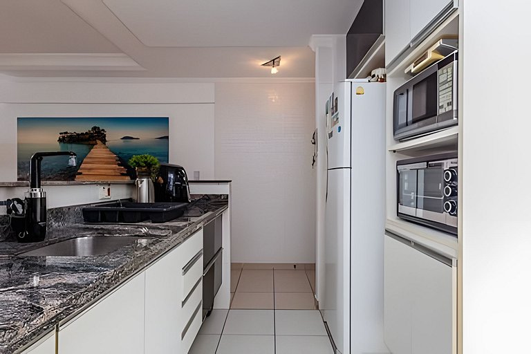 Frente Mar/24º/Ar/Enxoval/Piscina Aquec/Lazer