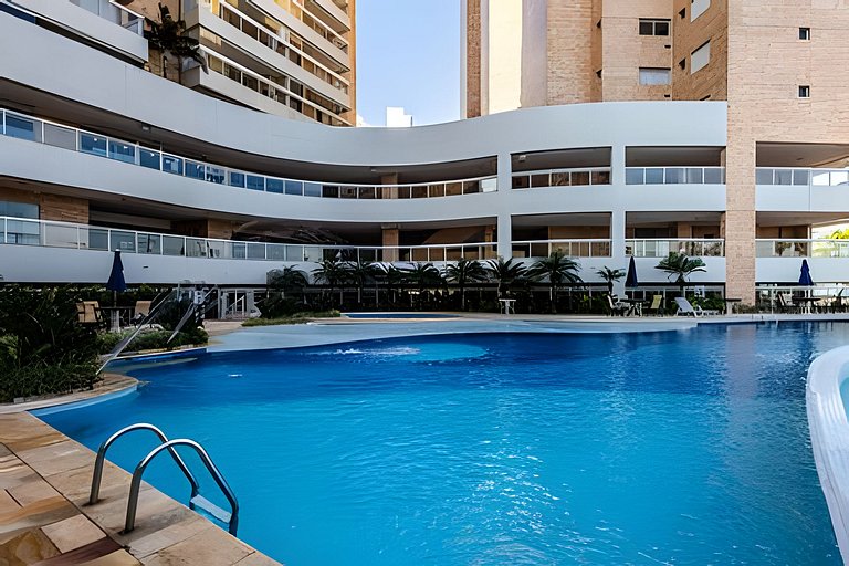 Frente Mar/24º/Ar/Enxoval/Piscina Aquec/Lazer