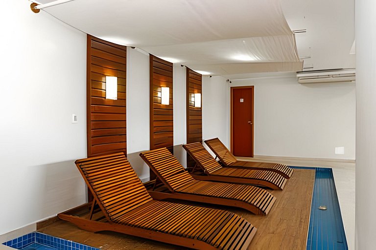 Frente Mar/24º/Ar/Enxoval/Piscina Aquec/Lazer