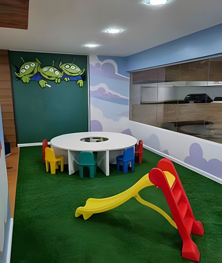 Frente Mar/24º/Ar/Enxoval/Piscina Aquec/Lazer