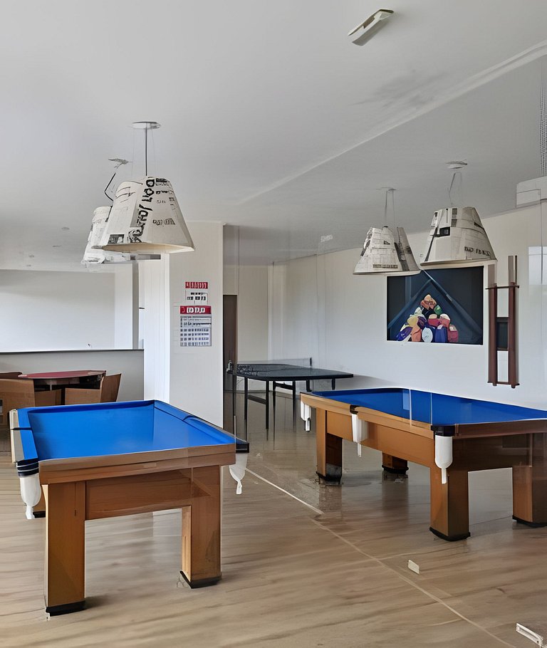 Frente Mar/24º/Ar/Enxoval/Piscina Aquec/Lazer