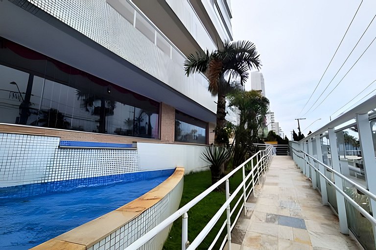 Frente Mar/24º/Ar/Enxoval/Piscina Aquec/Lazer