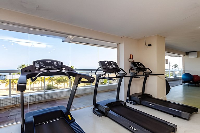 Frente Mar/24º/Ar/Enxoval/Piscina Aquec/Lazer