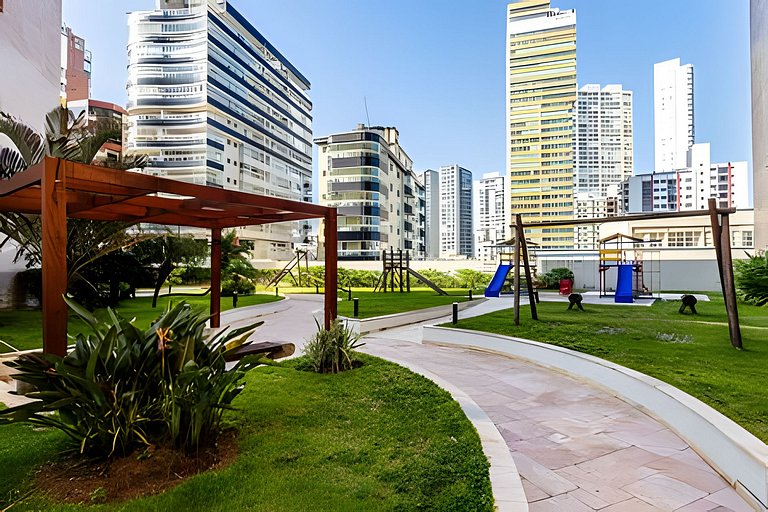 Frente Mar/24º/Ar/Enxoval/Piscina Aquec/Lazer