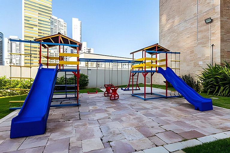 Frente Mar/24º/Ar/Enxoval/Piscina Aquec/Lazer