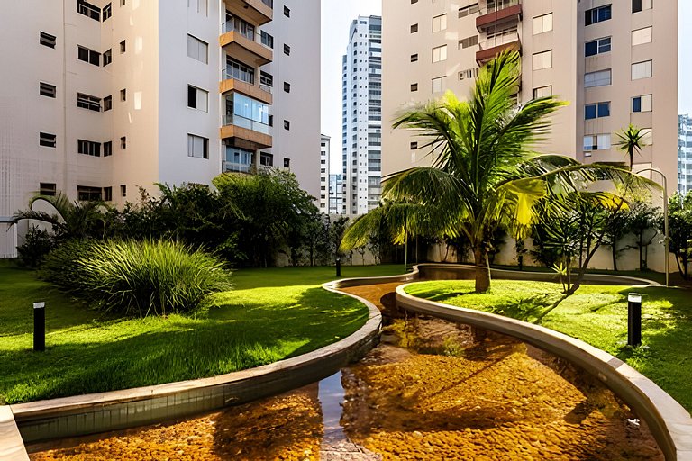 Frente Mar/24º/Ar/Enxoval/Piscina Aquec/Lazer