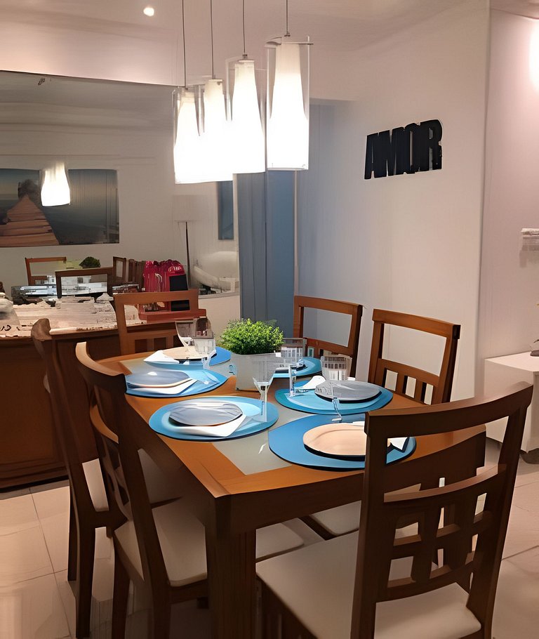 Frente Mar/24º/Ar/Enxoval/Piscina Aquec/Lazer