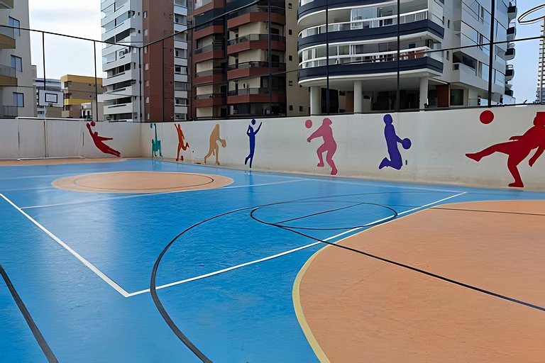 Frente Mar/24º/Ar/Enxoval/Piscina Aquec/Lazer