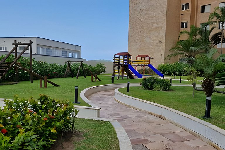 Frente Mar/24º/Ar/Enxoval/Piscina Aquec/Lazer