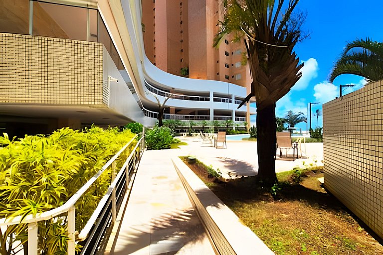 Frente Mar/24º/Ar/Enxoval/Piscina Aquec/Lazer