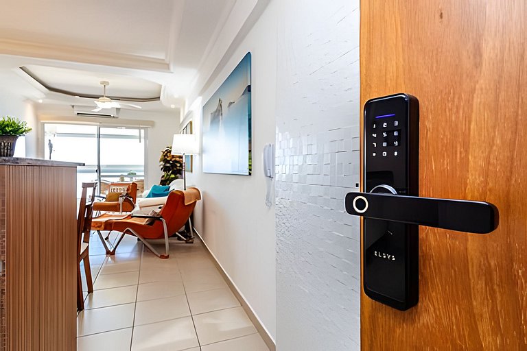 Frente Mar/24º/Ar/Enxoval/Piscina Aquec/Lazer