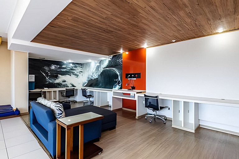 Frente Mar/24º/Ar/Enxoval/Piscina Aquec/Lazer