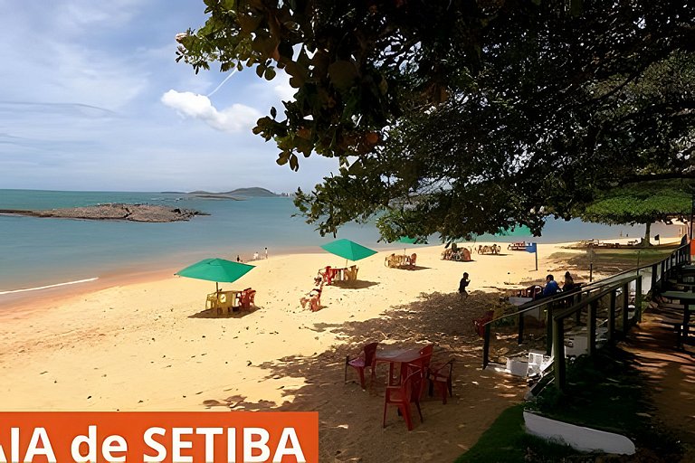 Refúgio Setiba: ar/wi-fi/pet friendly/gar/churrasqueira fogã