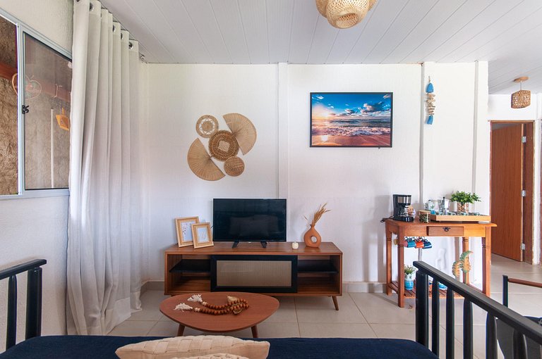 Refúgio Setiba: ar/wi-fi/pet friendly/gar/churrasqueira fogã