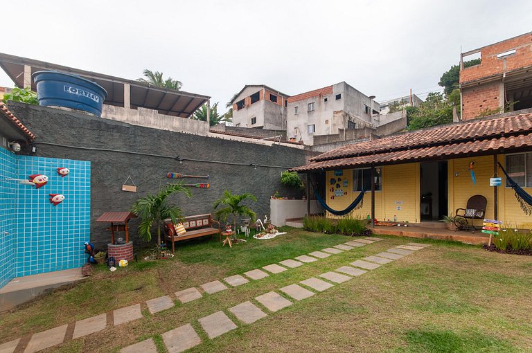 Refúgio Setiba: ar/wi-fi/pet friendly/gar/churrasqueira fogã