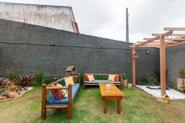 Refúgio Setiba: ar/wi-fi/pet friendly/gar/churrasqueira fogã