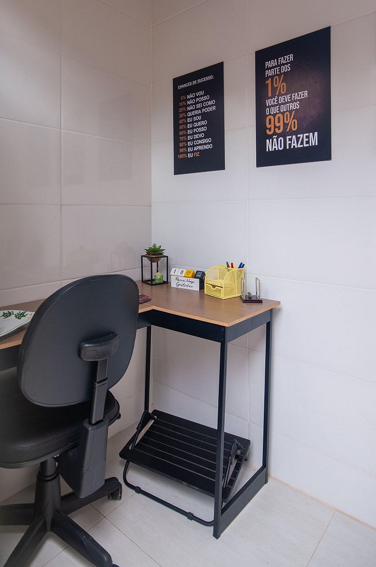 Refúgio Setiba: ar/wi-fi/pet friendly/gar/churrasqueira fogã