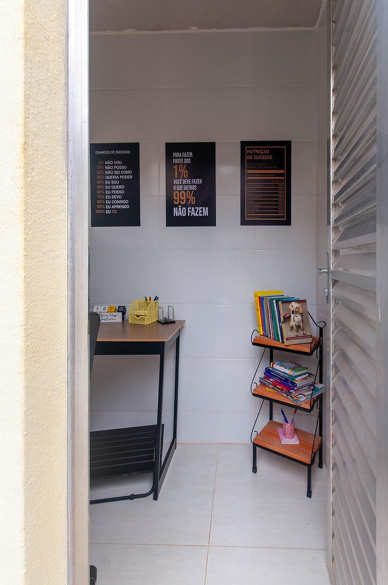 Refúgio Setiba: ar/wi-fi/pet friendly/gar/churrasqueira fogã