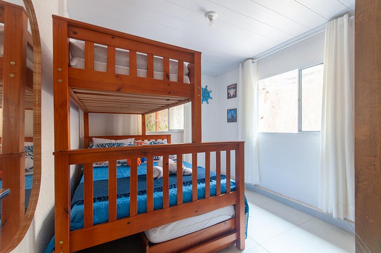 Refúgio Setiba: ar/wi-fi/pet friendly/gar/churrasqueira fogã