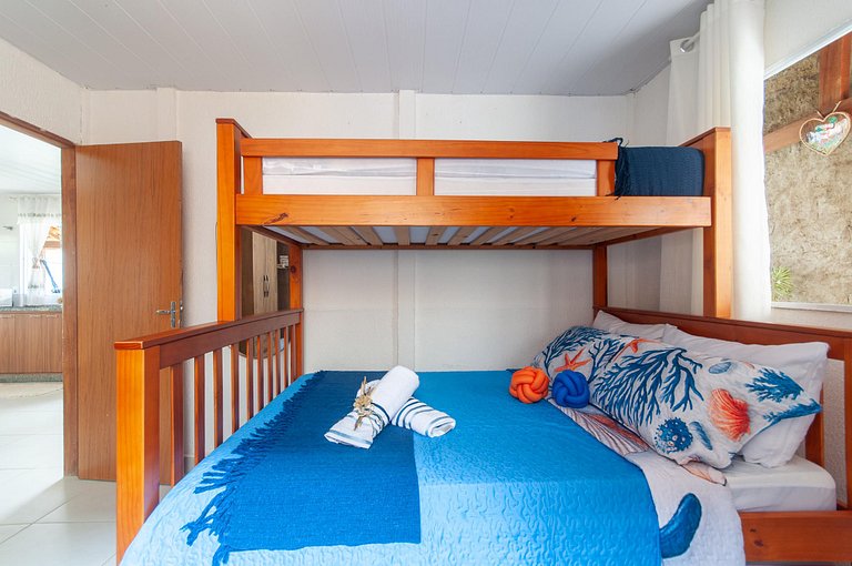 Refúgio Setiba: ar/wi-fi/pet friendly/gar/churrasqueira fogã