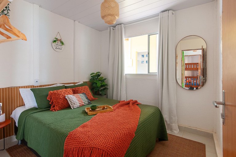 Refúgio Setiba: ar/wi-fi/pet friendly/gar/churrasqueira fogã