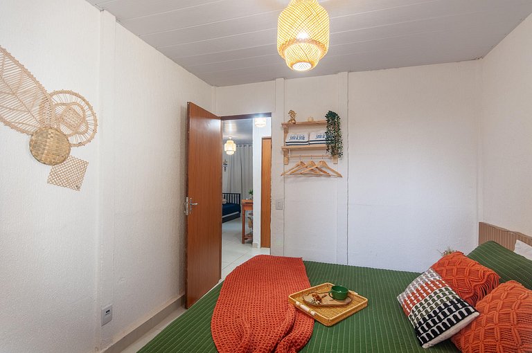 Refúgio Setiba: ar/wi-fi/pet friendly/gar/churrasqueira fogã