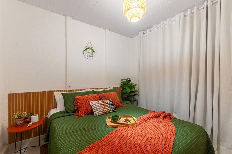 Refúgio Setiba: ar/wi-fi/pet friendly/gar/churrasqueira fogã