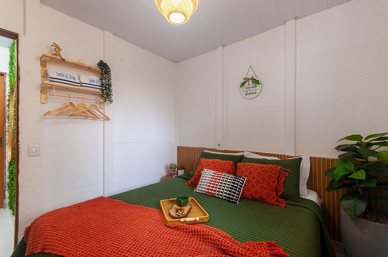 Refúgio Setiba: ar/wi-fi/pet friendly/gar/churrasqueira fogã