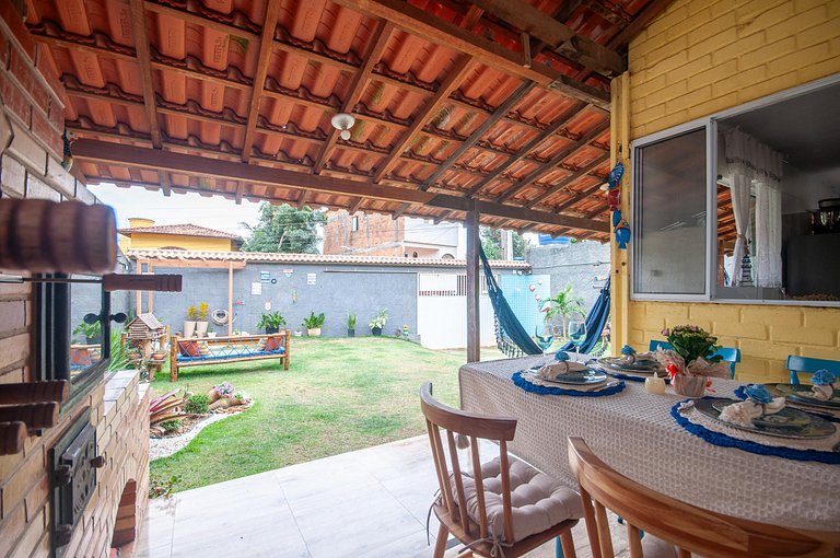 Refúgio Setiba: ar/wi-fi/pet friendly/gar/churrasqueira fogã