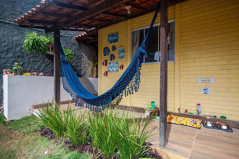 Refúgio Setiba: ar/wi-fi/pet friendly/gar/churrasqueira fogã