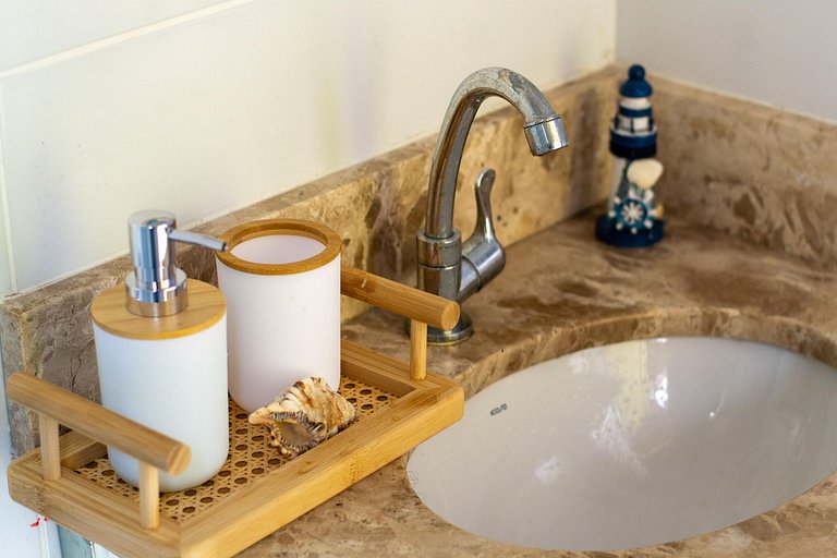 Refúgio Setiba: ar/wi-fi/pet friendly/gar/churrasqueira fogã