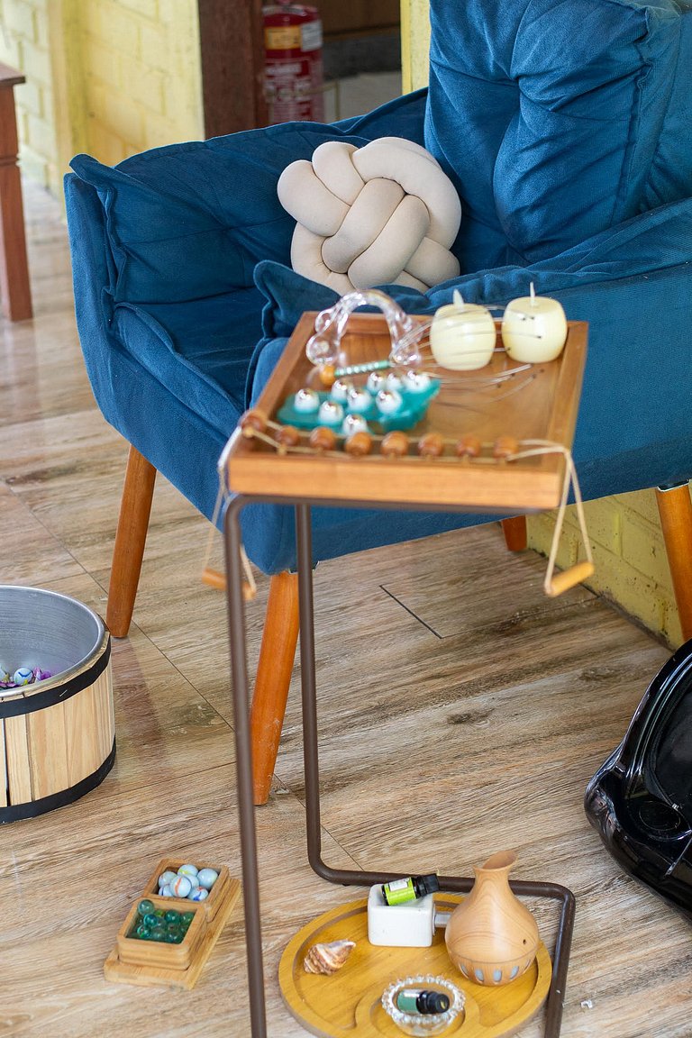 Refúgio Setiba: ar/wi-fi/pet friendly/gar/churrasqueira fogã